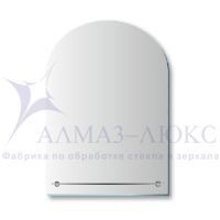Зеркало АЛМАЗ-ЛЮКС 800*500 с полкой