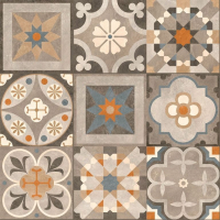 Плитка для пола, CERSANIT, LOFT многоцветный, 42 x 42см
