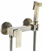 Смеситель HAIBA HB5513-4 с гигиеническим душем, бронза