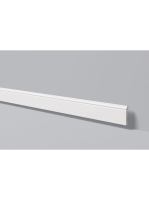 Плинтус напольный пенополистирольный WALLSTYL FL1, 80х12х2000мм