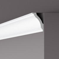 Плинтус потолочный пенополистирольный NOMASTYL GK, 75х50х2000мм