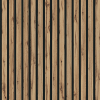 Панель стеновая акустическая МДФ Stella Comfort Light Пекан 600х600х9