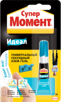 Клей универсальный секундный Супер МОМЕНТ 3г,Идеал гель (мульти-карта)