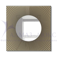 Зеркало АЛМАЗ-ЛЮКС 600*600 4мм с шлиф.кромкой и УФ-печатью