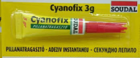 Клей монтажный цианокрилат SOUDAL 84А, 3г