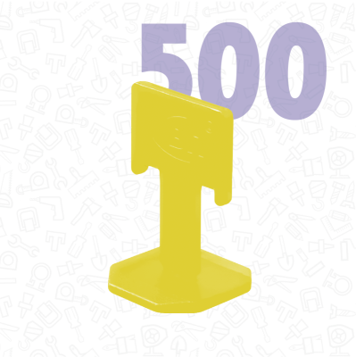 Зажим СВП Стандарт (1,0 мм) 500 шт. жёлтый