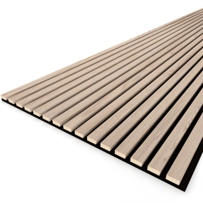 Панель Стеновая Акустическая МДФ Stella Trend Light Дуб Снежный 2780х600х21