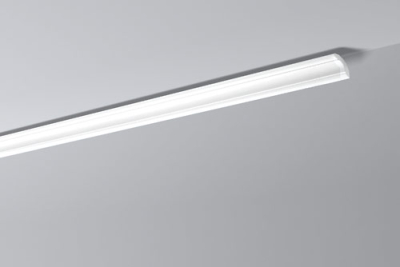 Плинтус потолочный пенополистирольный ДЕКОПЛИНТУС MX, 45х45х2000мм