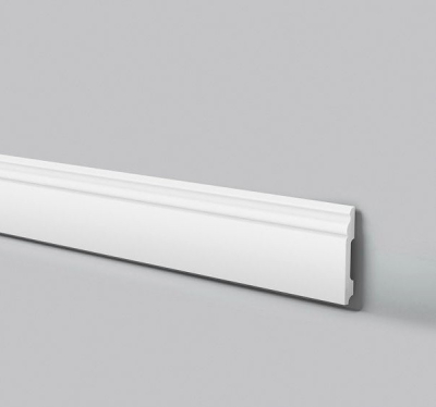 Плинтус напольный пенополистирольный WALLSTYL FB2, 100х13х2000мм