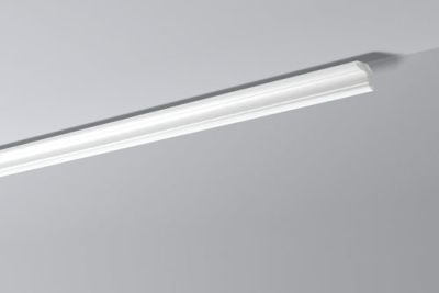 Плинтус потолочный пенополистирольный ДЕКОПЛИНТУС MP, 30х30х2000мм