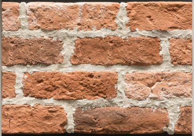Камень декоративный искусственный ФЕОДАЛ 05.27.Рядовой, кирпич средневек, красная охра (1кор=0,84м2)
