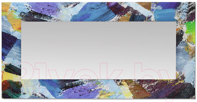 Зеркало АЛМАЗ-ЛЮКС 1200*600 с шлиф.кромкой и УФ-печатью (верх)