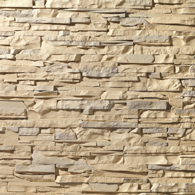 Камень декоративный искусственный ФЕОДАЛ 01.03.Рядовой, каменистый пласт, пепел (1кор=0,64м2)