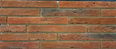 Камень декоративный искусственный ФЕОДАЛ 24.11.Рядовой, кирпич каталонский, природная охра (1кор=0,8