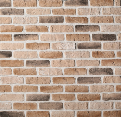 Камень декоративный искусственный ФЕОДАЛ 05.15.Угловой, кирпич средневек, светлая охра (1кор=1м.п.)