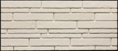 Камень декоративный искусственный ФЕОДАЛ 30.00.Рядовой , кирпич Новая Англия, белый