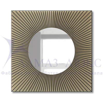 Зеркало АЛМАЗ-ЛЮКС 600*600 4мм с шлиф.кромкой и УФ-печатью