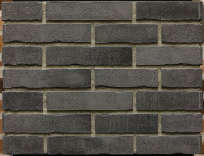 Камень декоративный искусственный ФЕОДАЛ 28.26.Рядовой, кирпич рурский, графитовый (1кор=1,085м2)