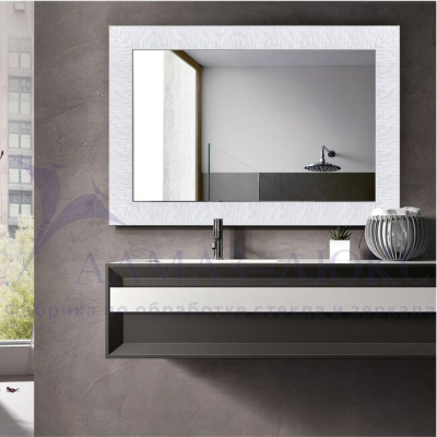 Зеркало АЛМАЗ-ЛЮКС бытовое в раме 1000*700мм (КБ1782-8)