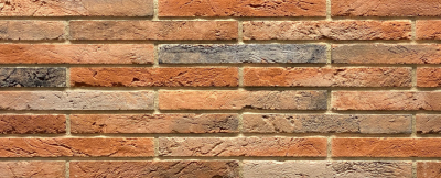 Камень декоративный искусственный ФЕОДАЛ 24.14 (03). Рядовой, кирпич каталонский, охра (1кор=0,8м2)