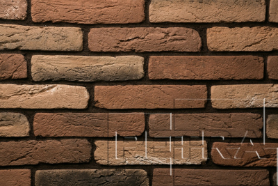 Камень декоративный цементный PETRA 01П1 Рядовой, Шумерский кирпич (1кор=0,79м2)