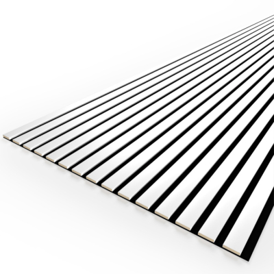 Панель Стеновая акустическая МДФ Stella Trend Standart Белый 2780х600х21