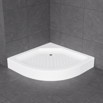 Душевой поддон AQUABATH из акрила четверть круга с сифоном, 900х900*140