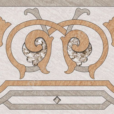 Декор 2, БЕРЕЗАКЕРАМИКА, Рамина GP  1с, 418*418*10