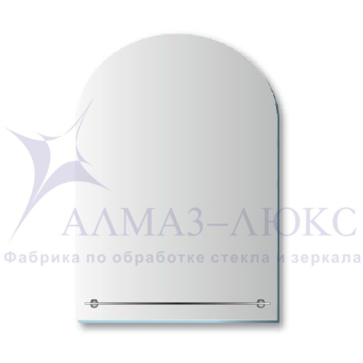 Зеркало АЛМАЗ-ЛЮКС 800*500 с полкой