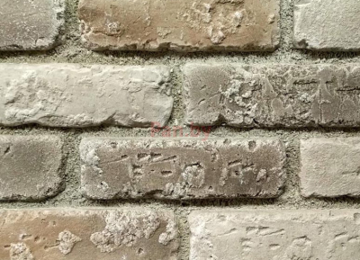 Камень декоративный искусственный ФЕОДАЛ 03.09.(02).Угловой, кирпич античный, серый (1кор=1м.п.)